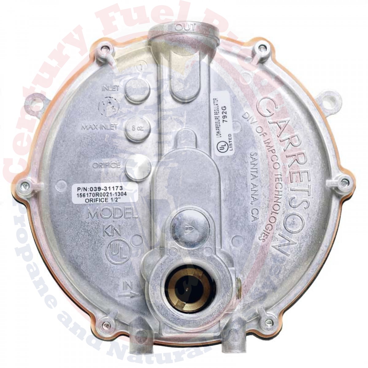 Garretson Impco Fuel Controller Low-Pressure Regulator 039-0002 